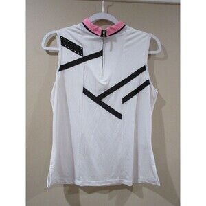 Jamie Sadock Twist N Turn Sleeveless Shirt Women Med. Multicolor 01249 MSRP 96.0